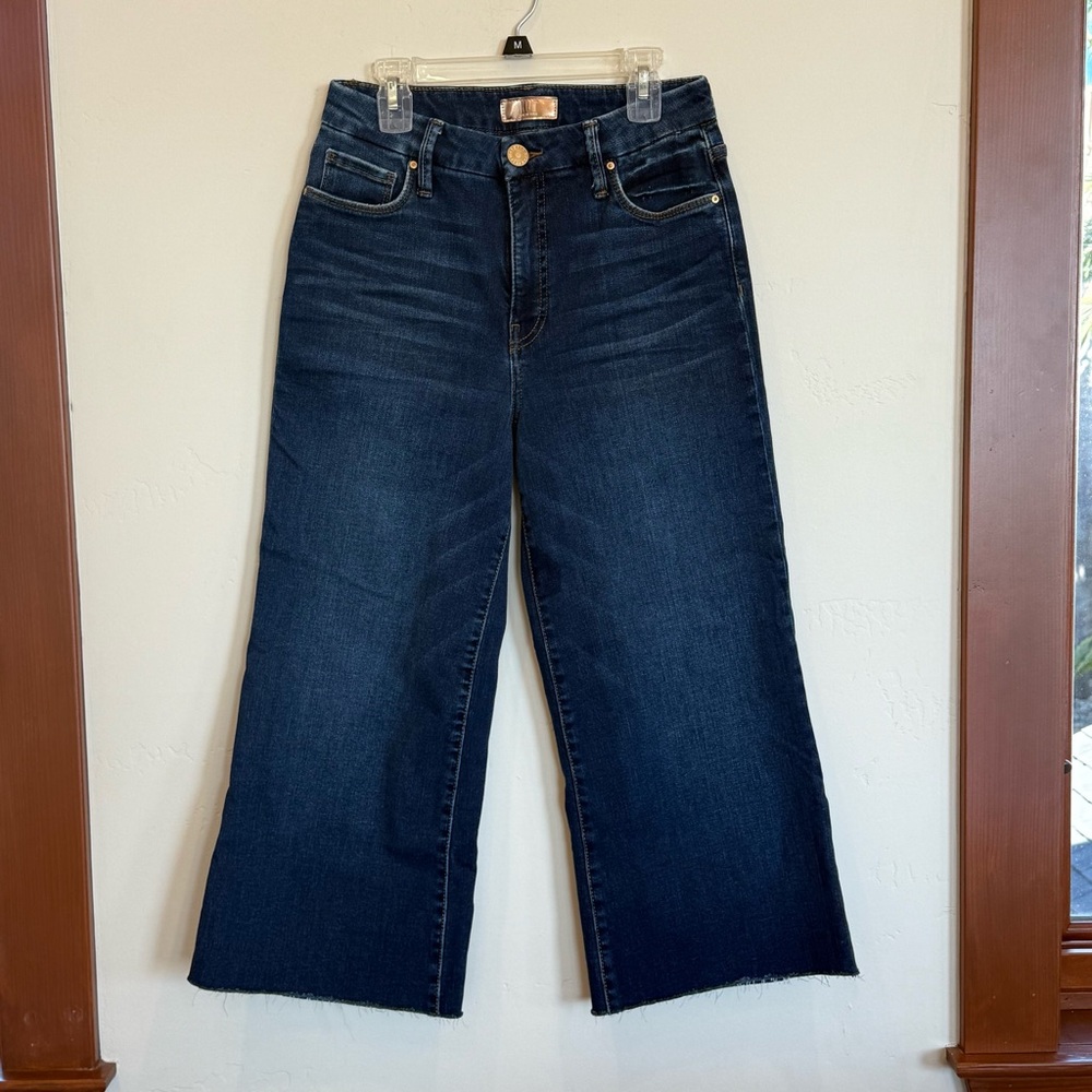Kut from the Kloth Meg High Rise Fab Ab Wide Leg Jeans size 0